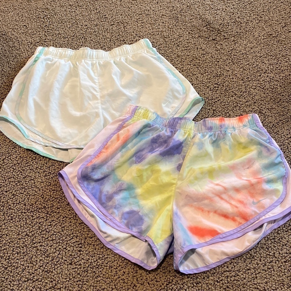 2 Pairs of Nike Dr-Fit Running Shorts Size Large in GUC